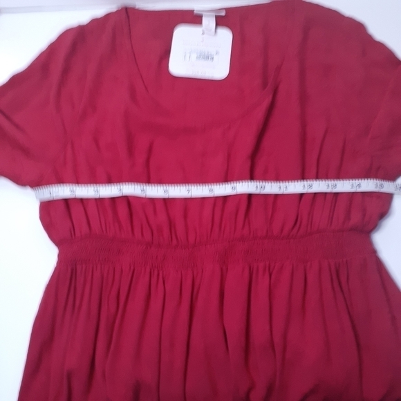 Isabel Maternity Long Sleeves Smocked Floral Jacquard Print Dress Size S - Picture 12 of 16